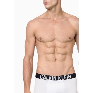 Imagem de Cueca Calvin Klein Underwear Boxer Low Rise Recycled Intense Power EM Branca Calvin Klein Underwear EM0032 masculino
