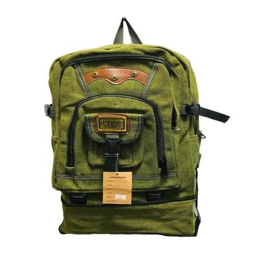 Imagem de Mochila De Lona Cargueira Camping Grande 60 Litros-Unissex