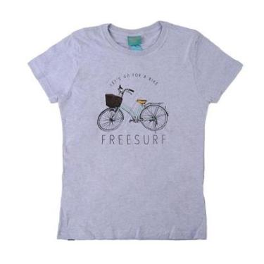 Imagem de Camiseta Infantil Feminina FreeSurf MC Bike Lilás - 141601-Feminino