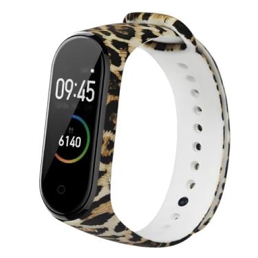 Imagem de Nandos-Store - Pulseira NSmart compatíveis com MI BAND 1/2/3/4/5/6/7 - MI BAND 6, Oncinha