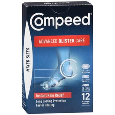 Imagem de Almofadas de gel Compeed Advanced Blister Care tamanhos mistos 12 cada da Compeed (pacote com 6)