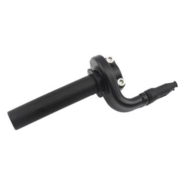 Imagem de Pegas de acelerador de linha dupla de 22 mm, guidão de giro rápido de motocicleta de 22 mm, acelerador de torção para motocicleta, scooter, quadriciclo (preto)