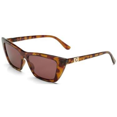 Imagem de Óculos de Sol Carol Cazassa By Mariana Rios Kim Demi Marrom-Feminino