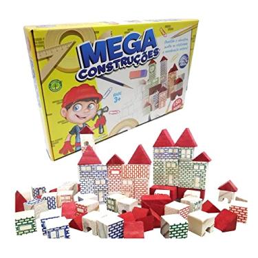 Imagem de Brinquedo para Montar Mega Construções 150 Peças Pais e Filhos