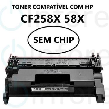 Imagem de Toner Para M428fdw M404dw M428dw M404n CF258X Cf258X SEM CHIP 58X Prem