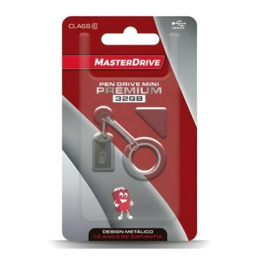 Imagem de Pen Drive Chaveiro Mini Premium USB 2.0 MasterDrive Original, 32GB