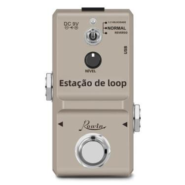 Imagem de Pedal De Estação De Loop 48k Rowin Ln-332s Overdubs Ilimitados 10 Min 