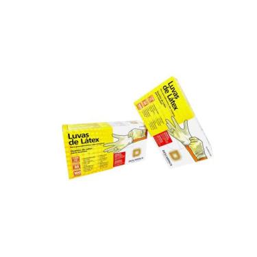 Imagem de Luva latex com pó (m) proc uso médico - 0530301 - descarpack - 100un