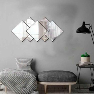 Imagem de Kit 7 Espelhos Decorativos em Acrílico Sala Quarto - Arth Decor
