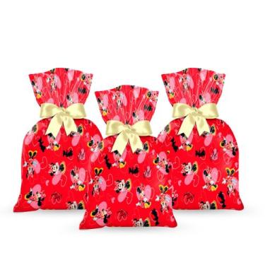 Imagem de 40 Lembrancinhas Sacolas Sur Festa Minnie Vermelha Decoração - Cromus