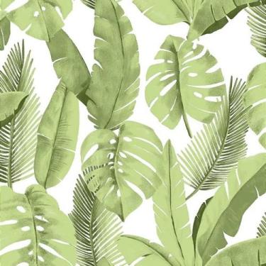 Imagem de Papel de Parede Atemporal Bobinex Folhagem Folhas - Rolo 10mx52cm, Ver