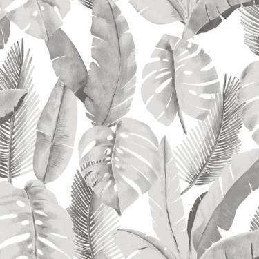 Imagem de Papel de Parede Atemporal Bobinex Folhagem Folhas - Rolo 10mx52cm, Cin