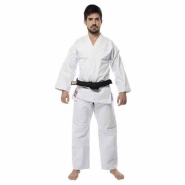 Imagem de Kimono Karate Lonado K10, Branco, Adulto, A0
