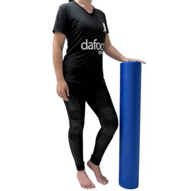 Imagem de Rolo de Liberação Miofascial em EVA 90X15 Azul Liftness Dafoca Sports