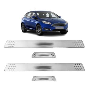 Imagem de Soleira para Porta Lateral Tuning Esportiva para carros 4 Portas (ABS)