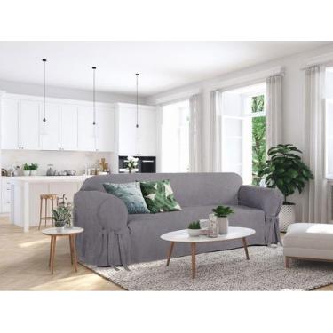 Imagem de Capa Protetora Para Sofá de 2 Lugares Acquablock Impermeável - Mistero