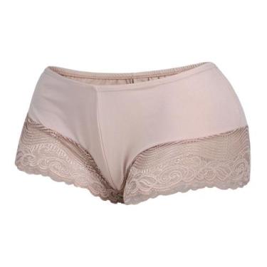 Imagem de Kit 3 Micro short Feminino Segunda Pele Renda Baixo da saia Poliéster 