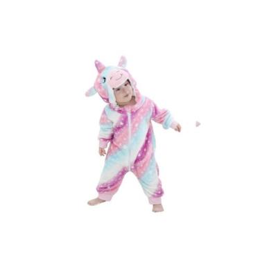 Imagem de Macacão Pijama Inverno Bebê Bichinhos Infantil - Tubarão Shop, Unicórn