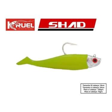 Imagem de Isca Artificial Para Garoupa Shad Kruel 24cm-184g Kit Shedão - Varias 
