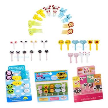 Imagem de Jogo Garfinho Petisco Para Frutas Palitinho 30pçs Infantis 2 - PromoGa