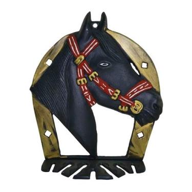 Imagem de Porta Espeto em Alumínio Fundido Modelo Cavalo - Gaspar