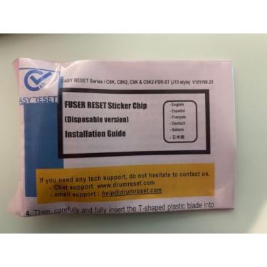 Imagem de Chip adesivo Super Easy Series Fuser Reset para OKIOKIDATA C9850 C9800 C9750 C9655 C9650 C9600 ES3640 ES2640 CX3641 CX2640 PRO511 PRO510 MPS9650C MPS9650C 9850C Microline Pro 9800