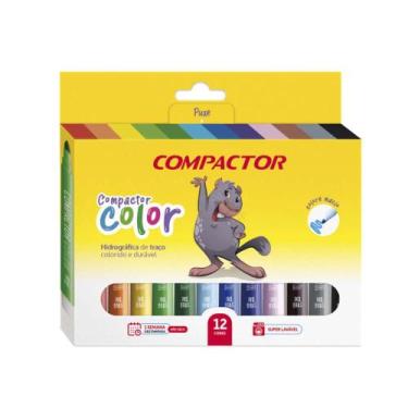 Imagem de Hidrocor Compactor Color Com 12 Cores