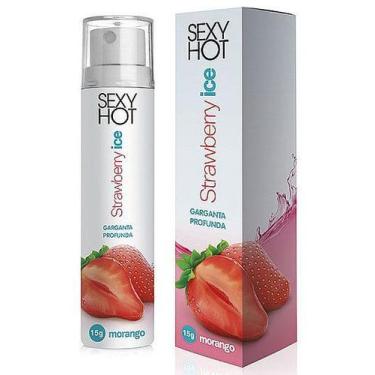 Imagem de Gel Comestível Eletrizante Strawberry Ice Garganta Profunda - Adão & E