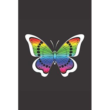 Imagem de DOTTED JOURNAL: 6x9 Sketchbook A5 Notebook With DOTS 160 Pages/80 Sheets Luxurious MATTE Cover Butterfly