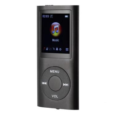 Imagem de Leitor de MP3 Portátil, Leitor de Música Com Fones de Ouvido, Leitor de Música Digital Portátil Com Tela de 1,8 Polegadas, Com Reprodução de Vídeo, Função de Imagem, (Mais cartão