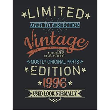 Imagem de 25th Birthday Limited 25 Years Edition 1996 Graphic Deko Vintage: PUZZLEBOOK - Funny retro birthday present, gift idea - A4 (8. 5x11) - 101 pages - ... sketch, planner, birthday, vintage, saying