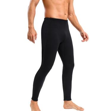 Imagem de GoldFin Calças masculinas de neoprene de 3 mm, roupas de mergulho masculinas, calças compridas para manter aquecido em água fria, mergulho, surfe, caiaque, natação