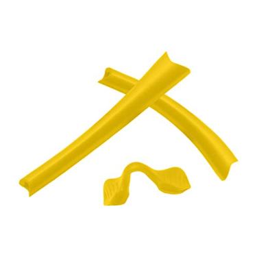 Imagem de TRUSHELL Kits de borracha de substituição para óculos de sol Oakley Radar Edge OO9184 - Amarelo