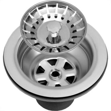 Imagem de Valvula Americana Metal Ghel Inox 4.1/2'' Bali 10.03.05036 - GHEL PLUS