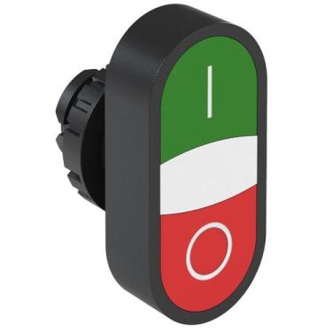Imagem de Botão Duplo Weg Faceado Iluminado 220VCA 1NA+1NF CSW