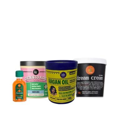Imagem de Lola Cronograma Masc Argan Oil + Dream Cream + Densidade + Pinga! Óleo