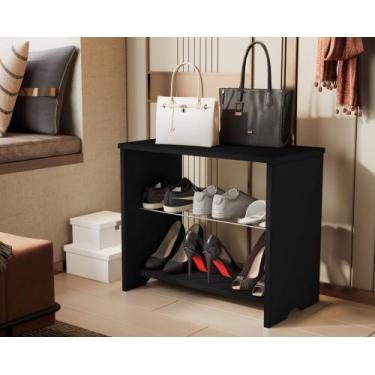 Imagem de Sapateira Versátil para hall de entrada ou quarto com prateleira de aç