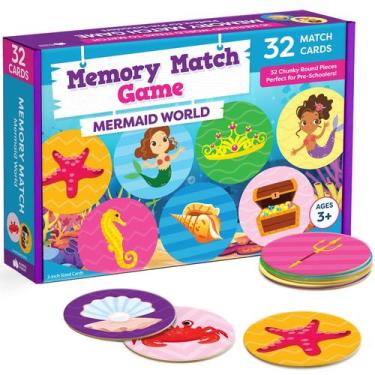 Imagem de Jogo de Memória Momo & Nashi Mermaid - Para Meninas de 4 a 6 Anos