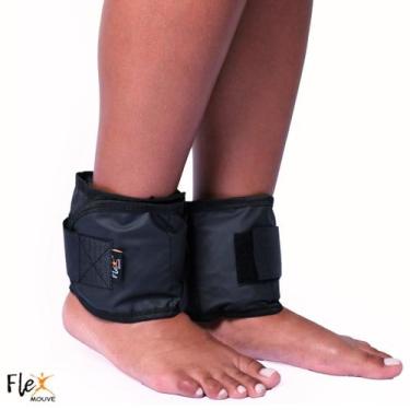 Imagem de Caneleira De Peso 2kg Par Tornozeleira Peso Treino Exercício Exercício
