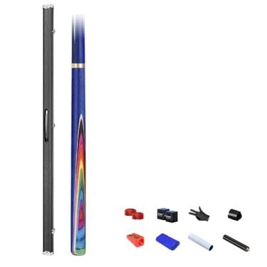 Imagem de Taco de Bilhar Premium, Feito com Madeira Durável e Design Sofisticado para Alta Performance em Jogos (B Tacos de bilhar e acessórios+ barril box B, 9.5mm)