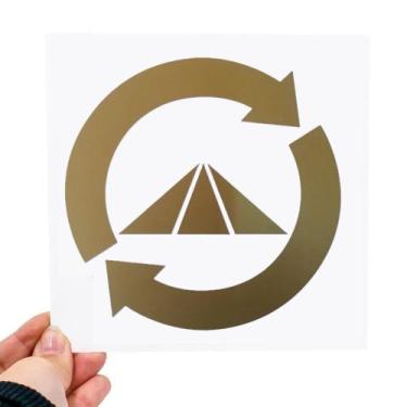 Imagem de Placa Grafico Prosperador PVC 15x15cm - Radionica Radiestesia - Dhonel