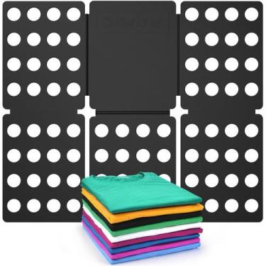 Imagem de Placa dobrável de roupas Geniusidea Shirt Folder Board preta