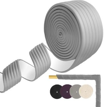 Imagem de TOHONFOO Fita Isolante para Canos de 3 Pol.-Fita Isolante de Espuma Resistente Às Intempéries-Envoltório Isolante para Canos de Água Ao Ar Livre-Fita Isolante para Canos de Água-Isolamento para Envolt