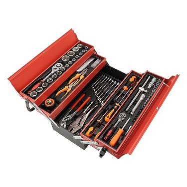 Imagem de Ferramenta de Soquete Ratchet 3 Camadas Dobráveis ​​Conjunto Multifuncional Compatível Com Reparo de Carro e Motocicleta