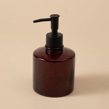 Imagem de porta sabonete liquido de vidro retrô banheiro - Oikos, U, AMBAR