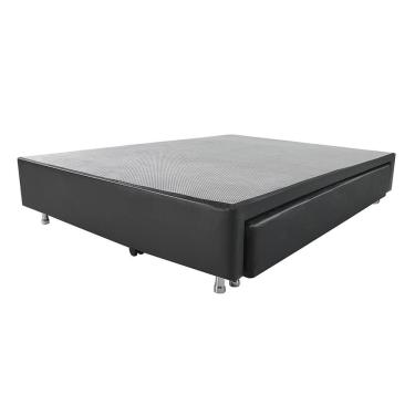 Imagem de Cama Box Casal + Colchão Auxiliar Mola Bonnel Bicama bf Colchões 138x188x37cm