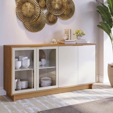 Imagem de Aparador para Sala Buffet Ambiente Vitória Freijó Off White – Colibri