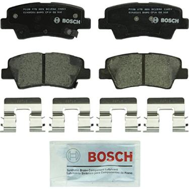 Imagem de BOSCH BC1594 QuietCast Conjunto de pastilhas de freio a disco de cerâmica premium - Compatível com Hyundai Elantra GT, Sonata, Veloster; Kia Cadenza, Forte, Forte Koup, Forte5, Soul, Soul EV; TRASEIRA