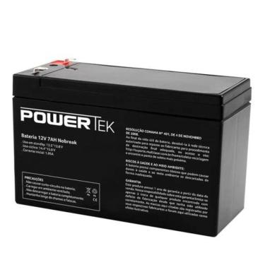 Imagem de Bateria P/ Nobreak 12V/7Ah En013 Preta Powertek
