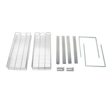 Imagem de Organizador de Gaveta de Gabinete de Retirada Individual Conexão de 2 Camada de 2 Camada 11x21in para Lavanderia de Despensa de Banheiro de Cozinha Lavanderia